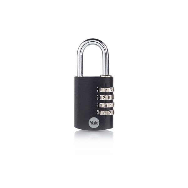 Picture of 4-dial Aluminium Combination Padlock - Black