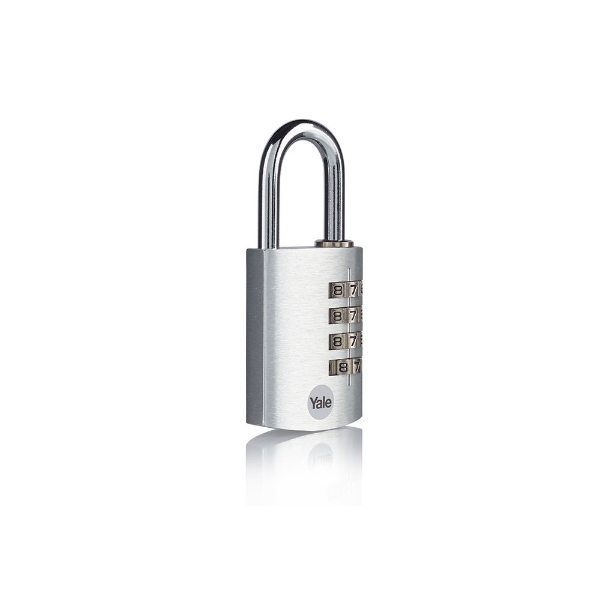 Picture of 4-dial Aluminium Combination Padlock - Silver