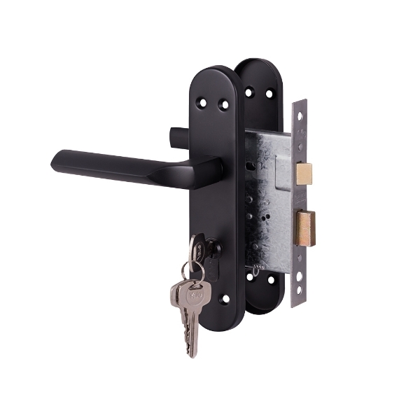 Picture of Cuneo Cylinder Lockset - Matte Black