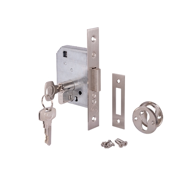 Picture of Deadlock cylinder lock - Satin Nickel 